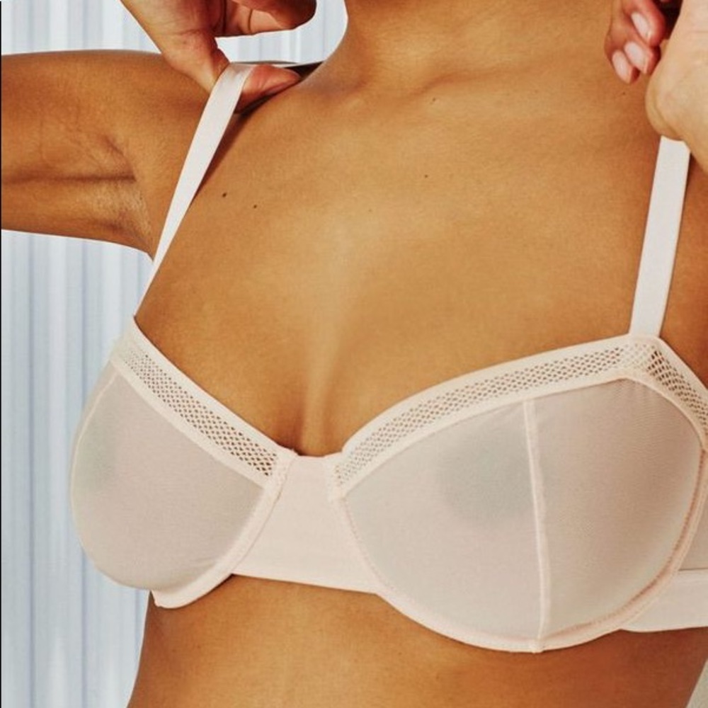 Negative Underwear 🖤 Peace Sieve Balconette Bra in 36B